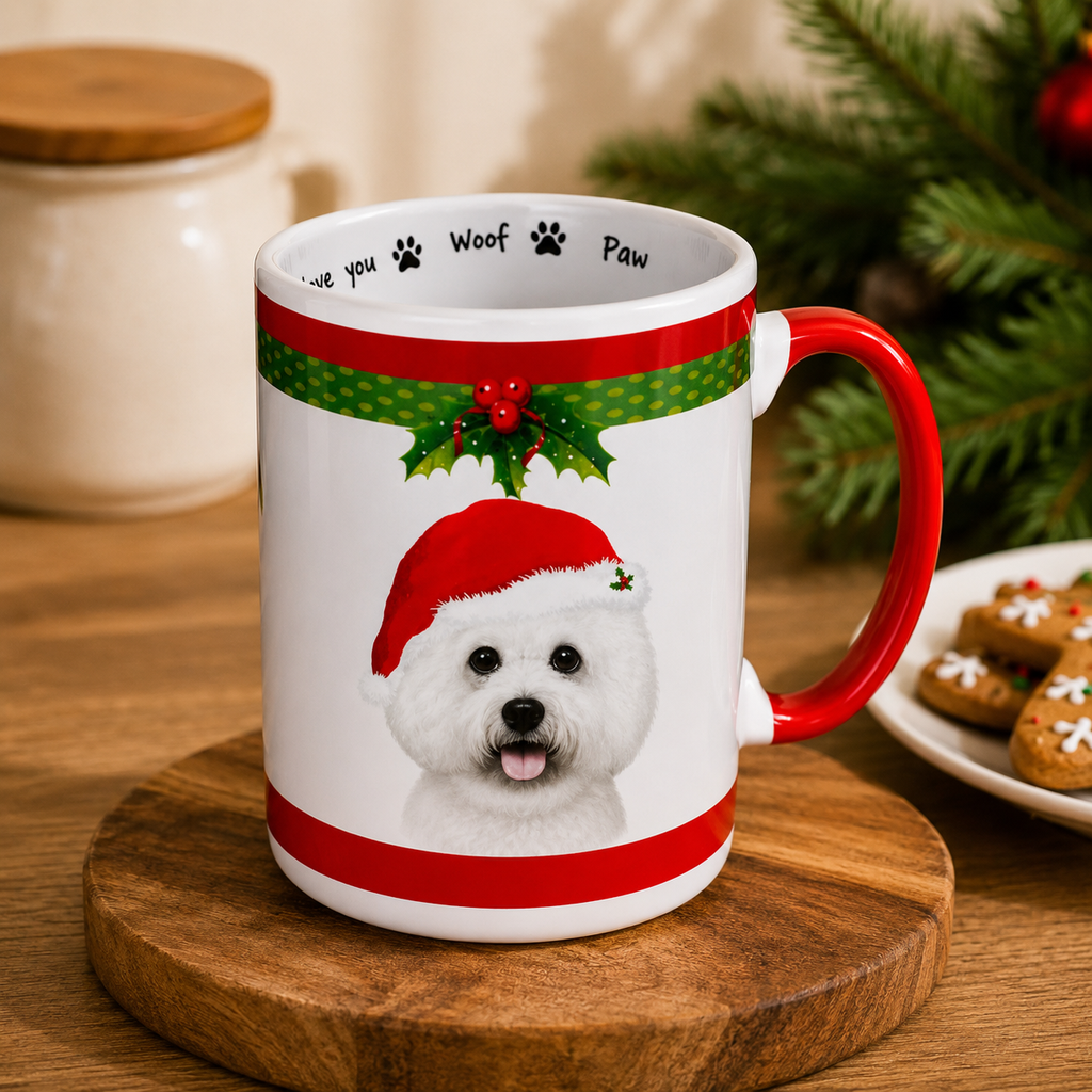 Bichon Frise, Closeout Christmas Mug