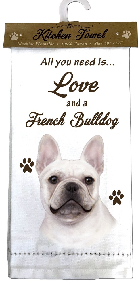 French Bulldog Kitchen Towel