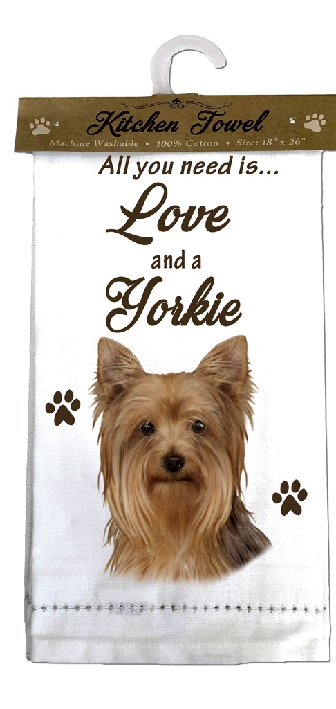 Yorkie Kitchen Towel
