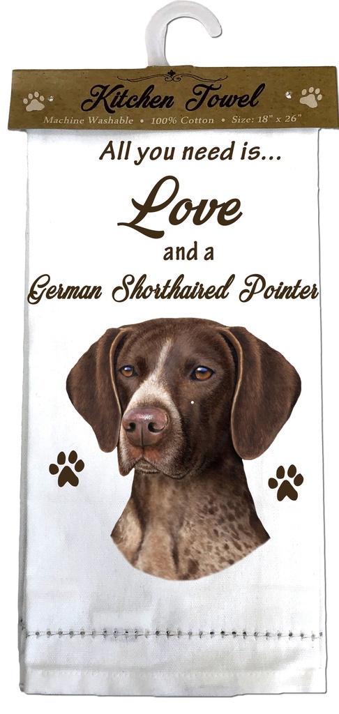 German Shorthaired Pointer Kitchen Towel