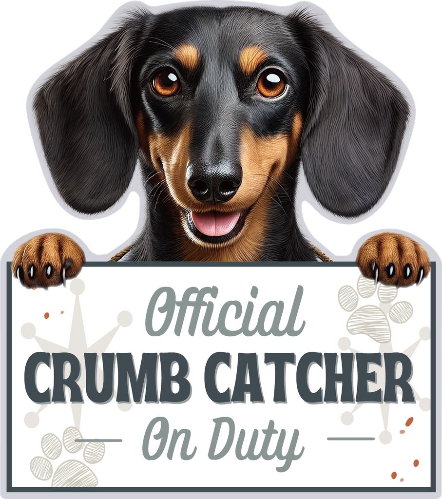 Dachshund, Black, Chip clip