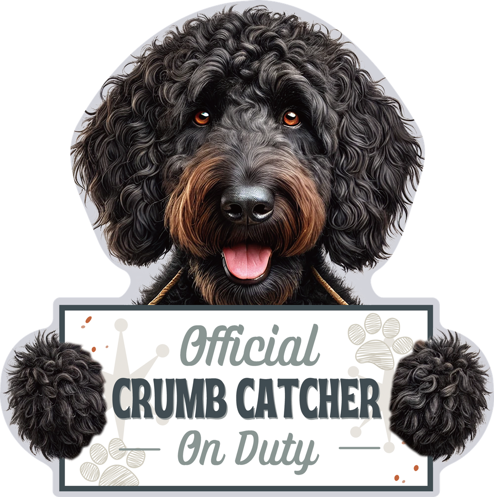 Labradoodle, Black, Chip clip