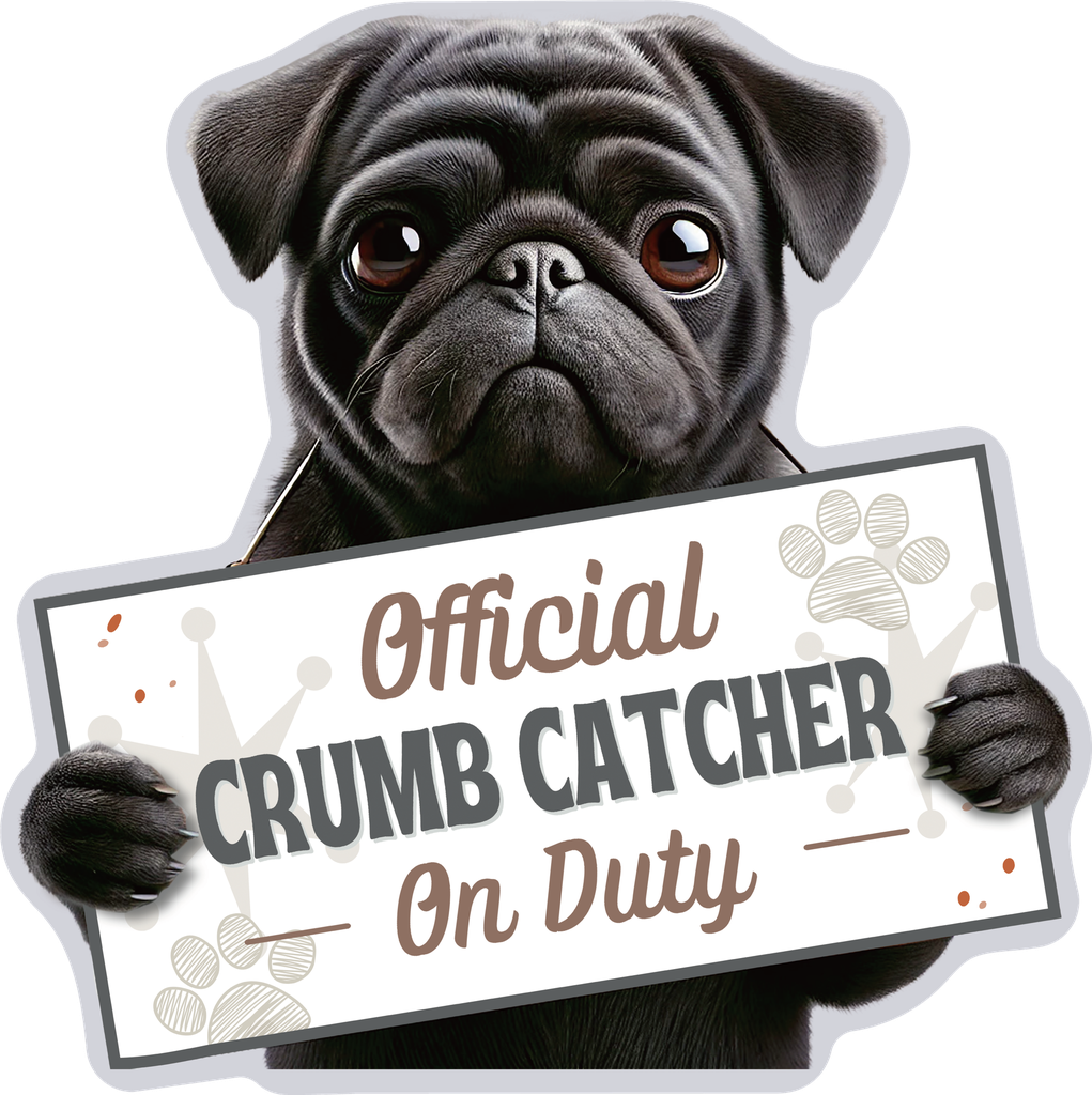 Pug, Black, Chip clip