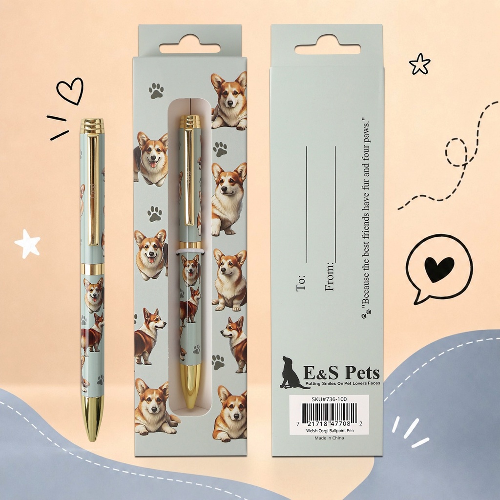 Welsh Corgi Ball Point Pen