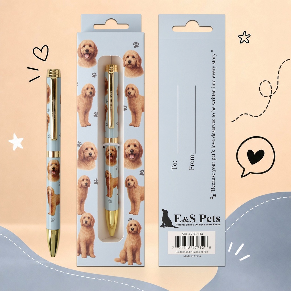 Goldendoodle Ball Point Pen