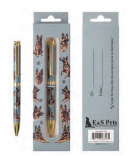 German Shepherd, light blue Ball Point Pen