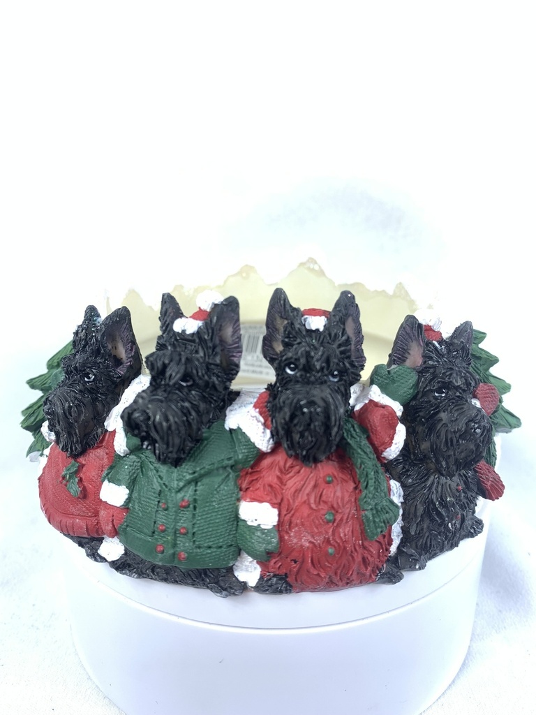 Scottie candle topper (Ceramic)