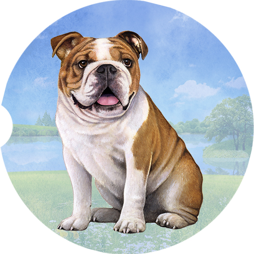 Bulldog coasters car (sitting)