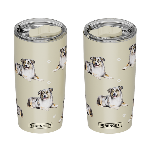 [115-53] Australian Shepherd Serengeti Tumblers