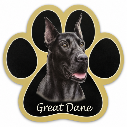 [MP-51b] Great Dane, black  mousepad