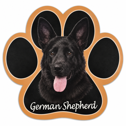 [MP-75b] German Shepherd, black mousepad