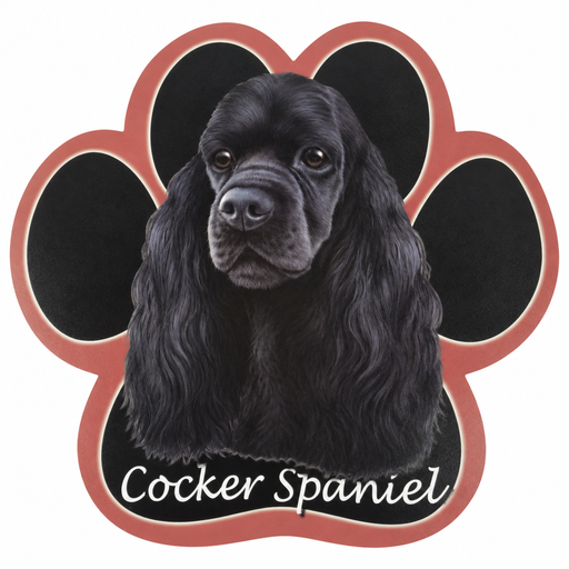 [MP-78c] Cocker Spaniel, black mousepad