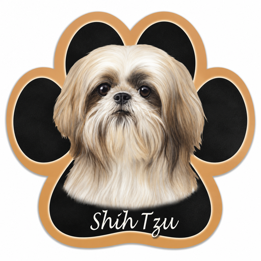 [MP-87] Shih Tzu, tan and white puppy cut  mousepad
