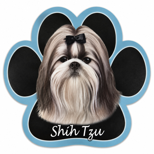 [MP-39] Shih Tzu, black and white  mousepad