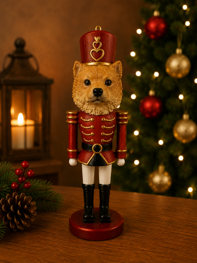 [35358-68] Shiba Inu, Soldier Ornament