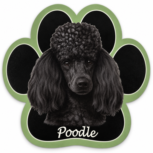 [MP-29] Poodle, black  mousepad