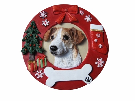 [331-17] Jack Russell  Circle-Shaped Ornaments