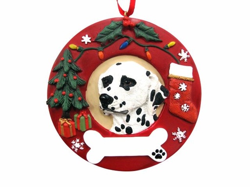 [331-47] Dalmatian  Circle-Shaped Ornaments