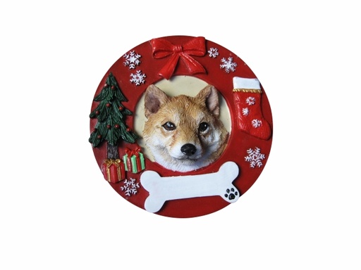 [331-68] Shiba Inu  Circle-Shaped Ornaments