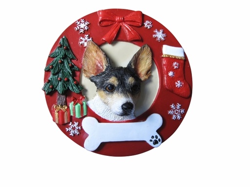 [331-92] Rat Terrier  Circle-Shaped Ornaments