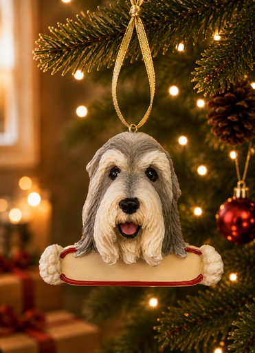 [ORN218-81] Bearded Collie ornament
