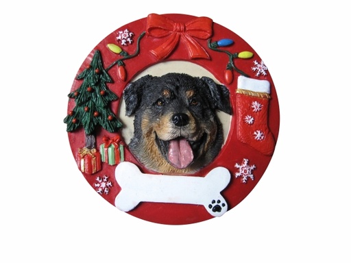 [331-33] Rottweiler  Circle-Shaped Ornaments