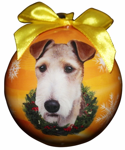 [CBO-56] Wire Fox Terrier  Ornaments, Christmas Ball