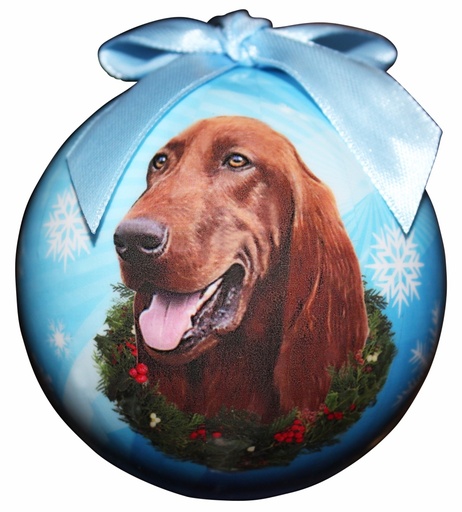 [CBO-84] Irish Setter  Ornaments, Christmas Ball