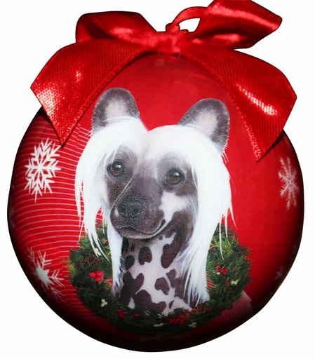 [CBO-16] Chinese Crested Ornaments, Christmas Ball