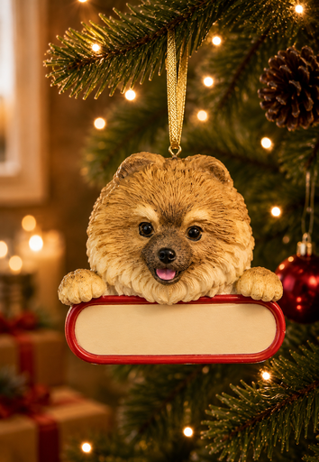 [ORN218-27] Pomeranian ornament