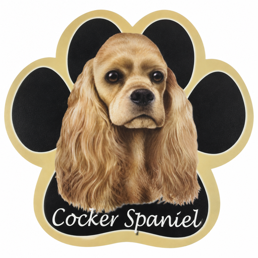 [MP-78] Cocker Spaniel, buff mousepad