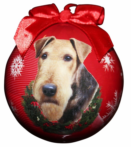 [CBO-57] Airedale Terrier Ornaments, Christmas Ball