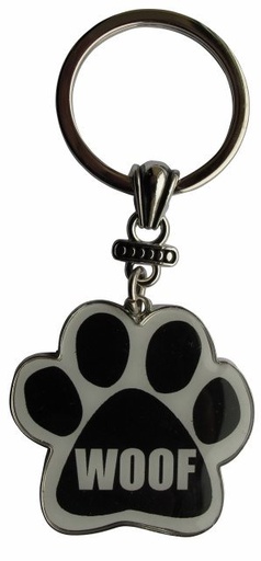 [KC-192] Woof Keychains, paw shaped