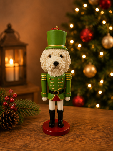 [35358-121] Labradoodle Soldier ornament