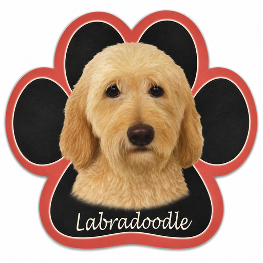 [MP-121] Labradoodle, yellow mousepad