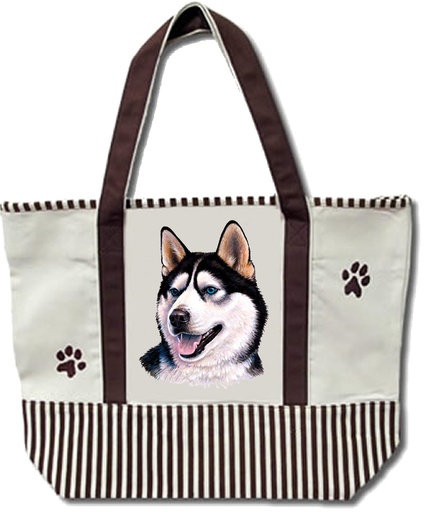 [68575-40] Siberian Husky, Tote Bag