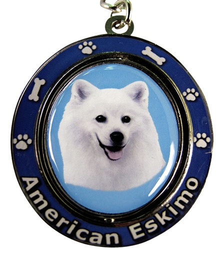 [KC-85] American Eskimo Keychain