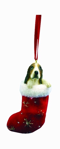 [ORN221-2] Basset Hound ornament