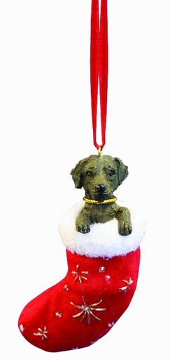 [ORN221-22] Labrador, chocolate ornament