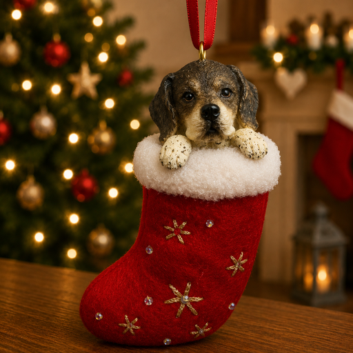 [ORN221-83] Santa's Little Pals, German Shorthaired Pointer ornament