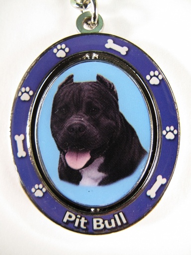 [KC-26c] Pit Bull Black, Keychain