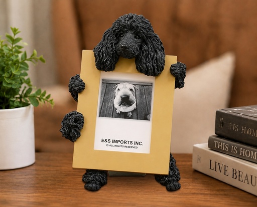 [35315-29] Poodle, black (2 1/2x 3 1/2)