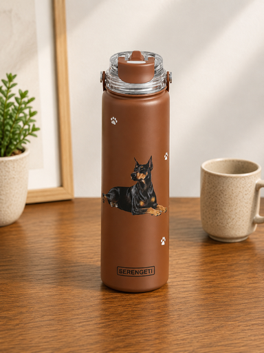 [420-101] Doberman water bottle