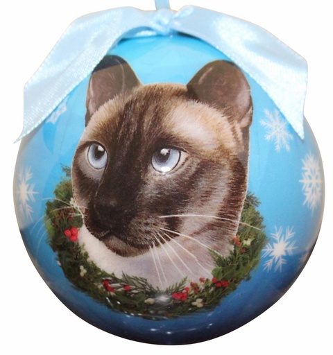 [CBOC-7] Siamese cat Ornaments, Christmas Ball