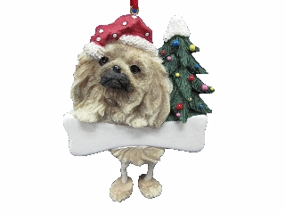 [35356-61] Pekingese, Dangling Dog Ornament