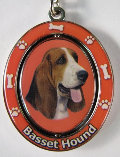 [KC-2] Basset Hound Keychain