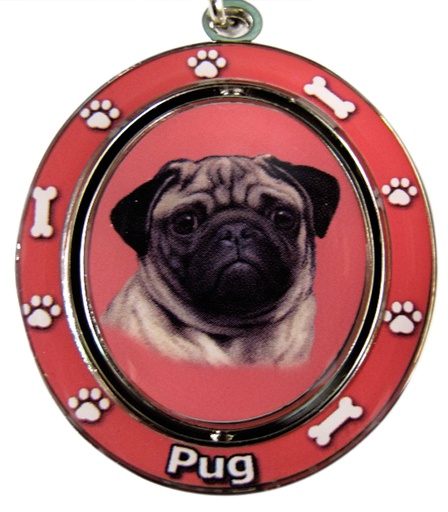 [KC-31] Pug, fawn Keychain