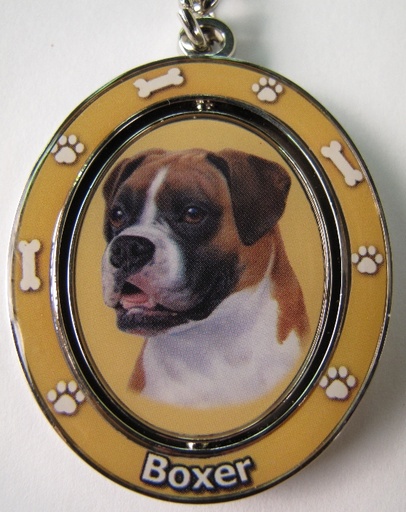[KC-6] Boxer, Uncropped Keychain