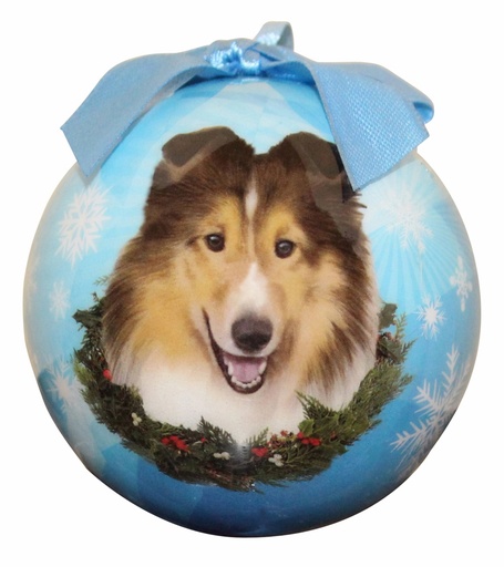 [CBO-37] Sheltie  Ornaments, Christmas Ball