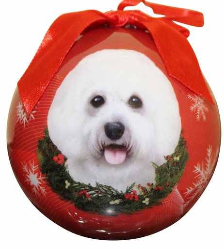 [CBO-4] Bichon Frise  Ornaments, Christmas Ball